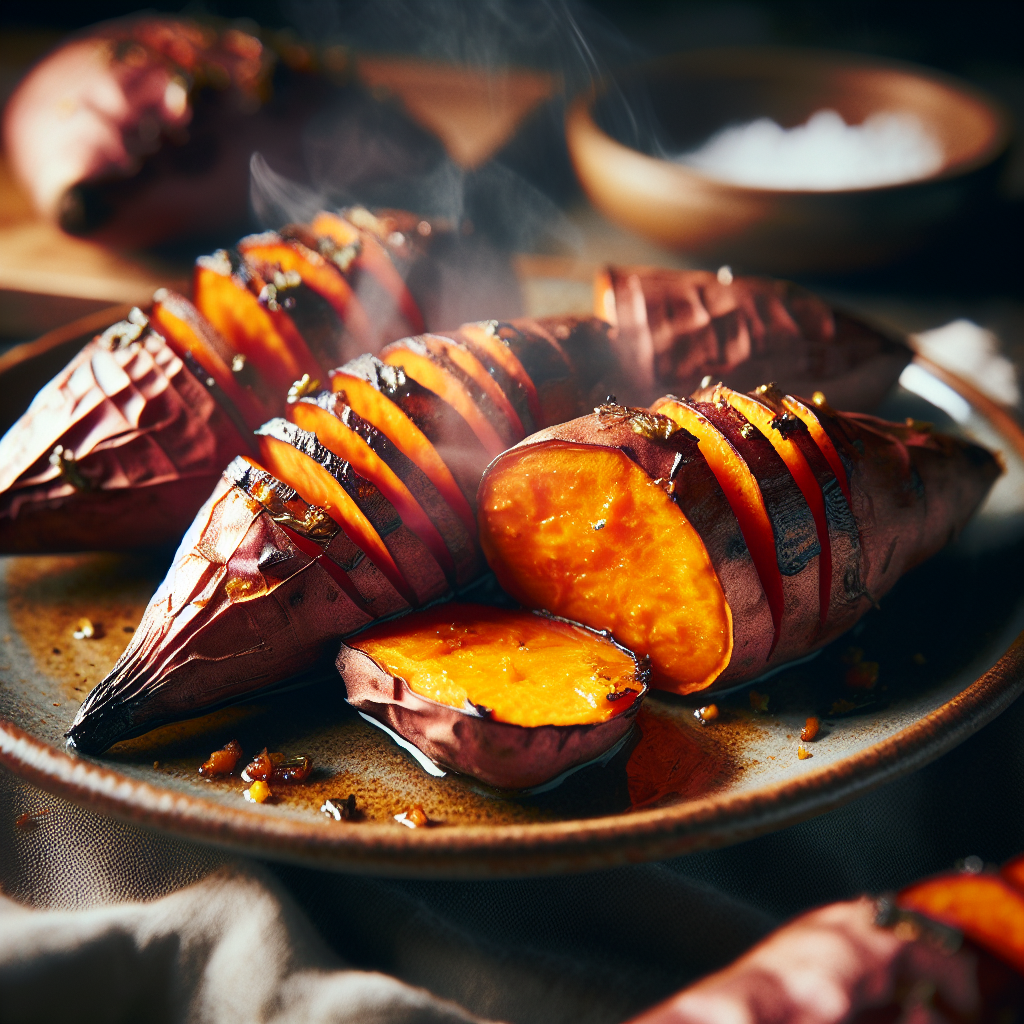 Nationalgericht Sambia: #Roasted Sweet Potatoes# (Rezept)