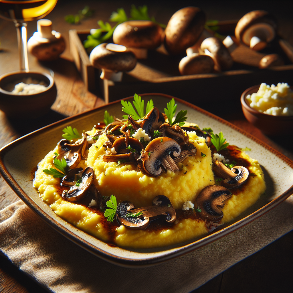 Nationalgericht San Marino: #Polenta con Funghi# (Rezept)