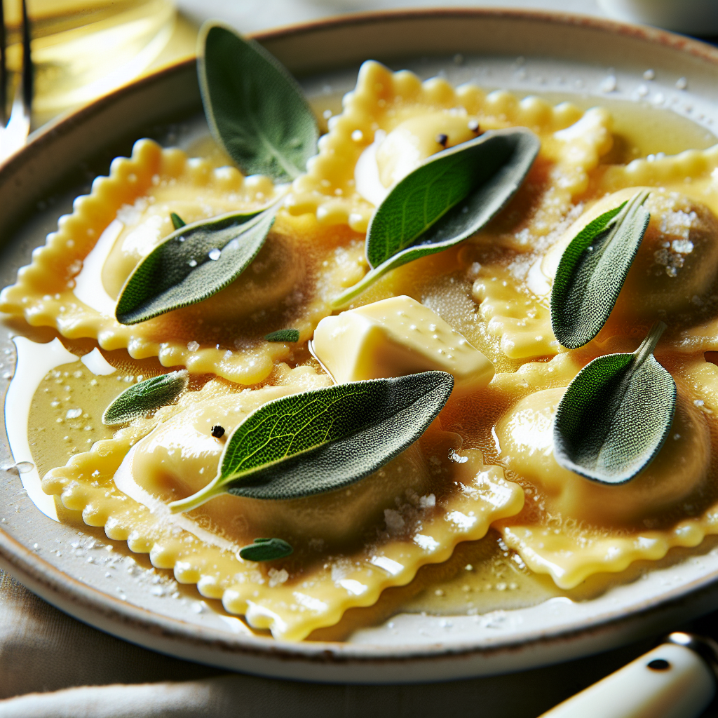Nationalgericht San Marino: #Ravioli al Burro e Salvia# (Rezept)
