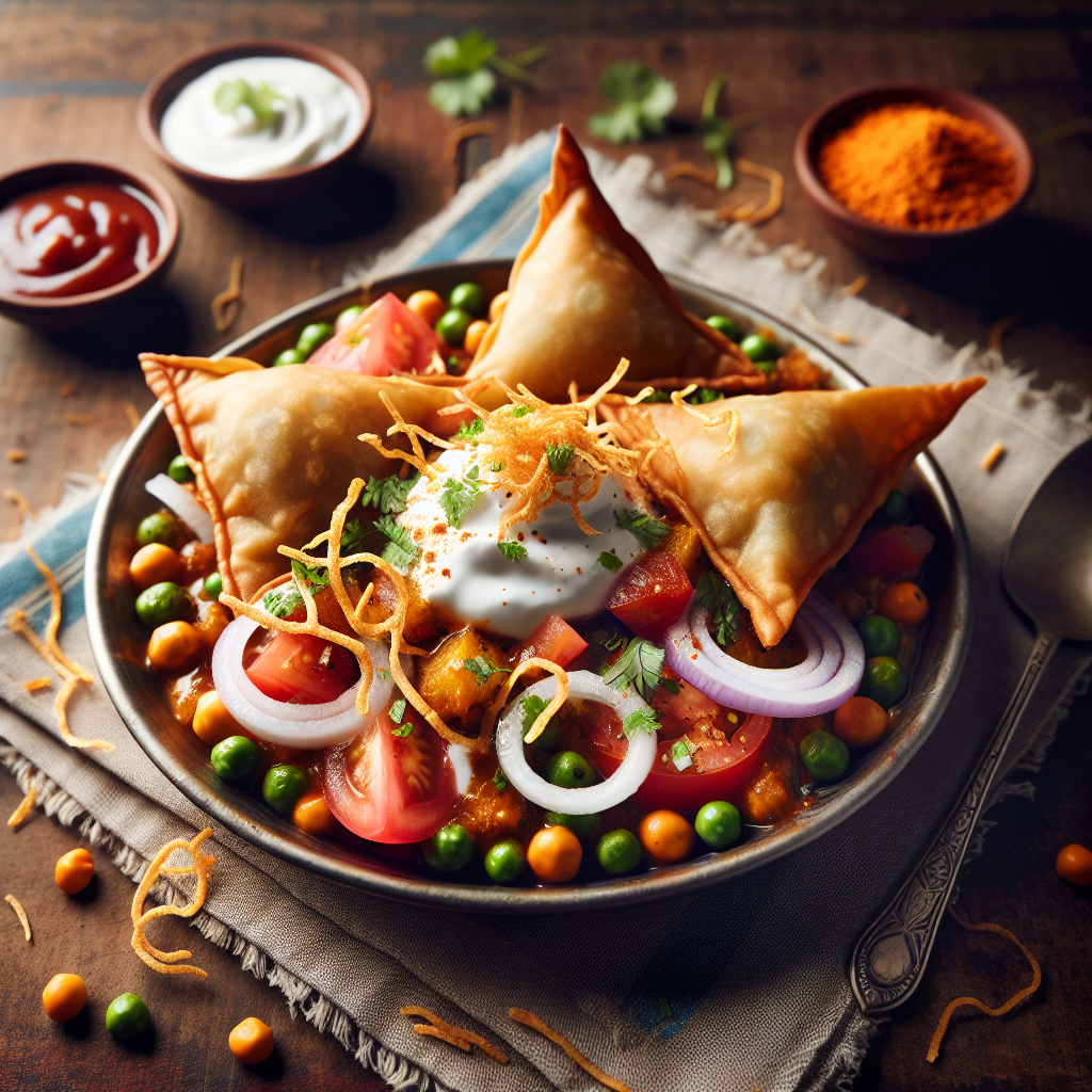 Nationalgericht Saudi-Arabien: #Samosa Chaat# (Rezept)