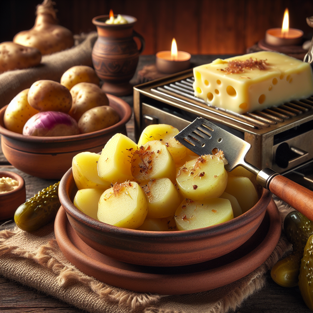 Nationalgericht Schweiz: #Raclette mit Kartoffeln# (Rezept)