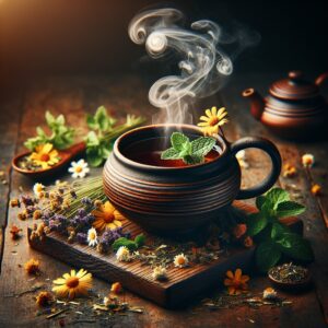 Nationalgericht Simbabwe: #Zimbabwean Herb-Infused Tea# (Rezept)