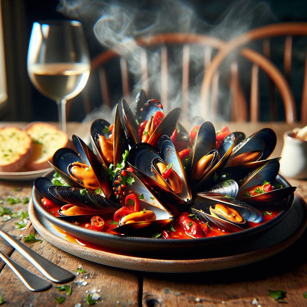 Nationalgericht Singapur: #Chilli Mussels# (Rezept)