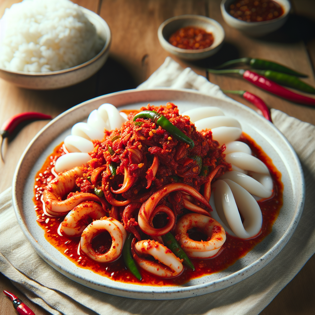 Nationalgericht Singapur: #Sambal Sotong# (Rezept)