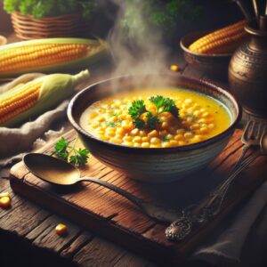 Nationalgericht Singapur: #Sweet Corn Soup# (Rezept)