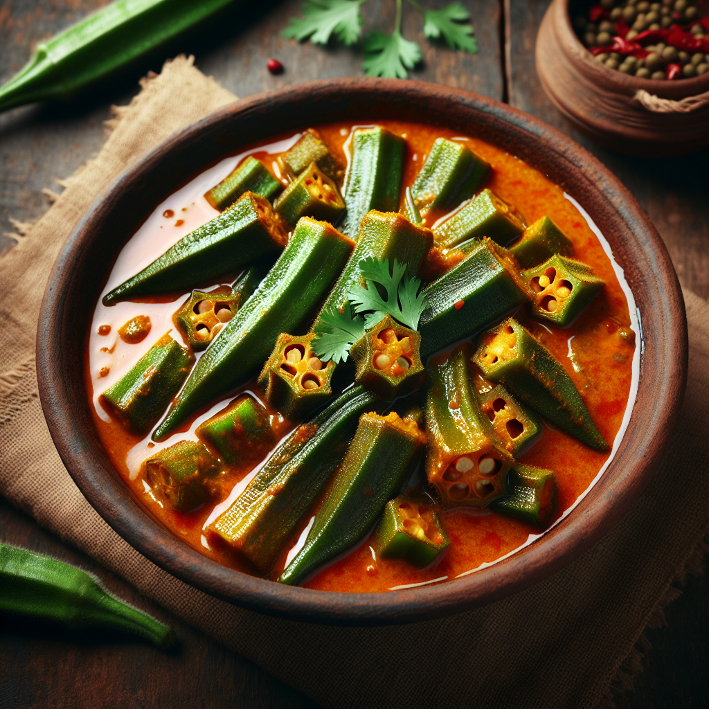 Nationalgericht Sri Lanka: #Okra Curry# (Rezept)