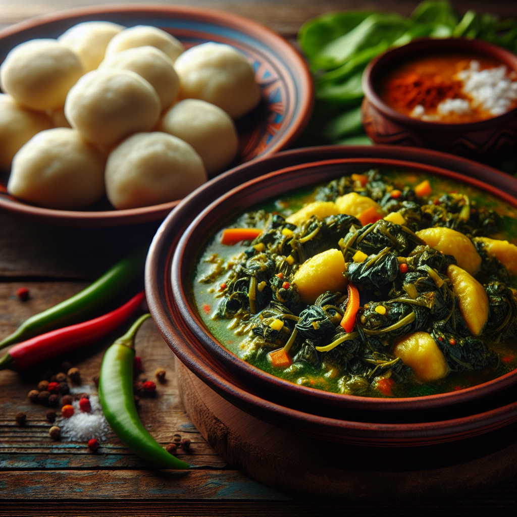 Nationalgericht St. Lucia: #Callaloo and Dumplings# (Rezept)