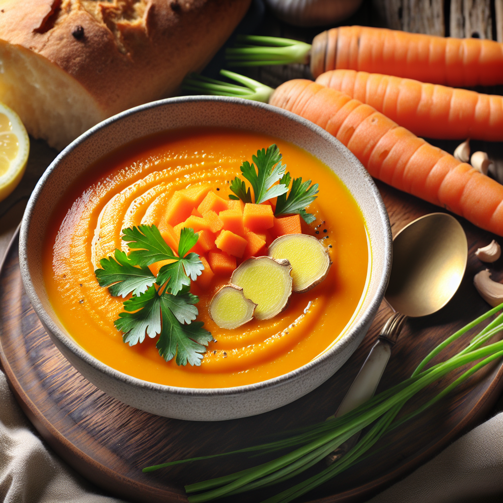 Nationalgericht St. Lucia: #Carrot and Ginger Soup# (Rezept)