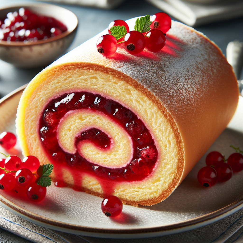 Nationalgericht Österreich: #Johannisbeerroulade# (Rezept)