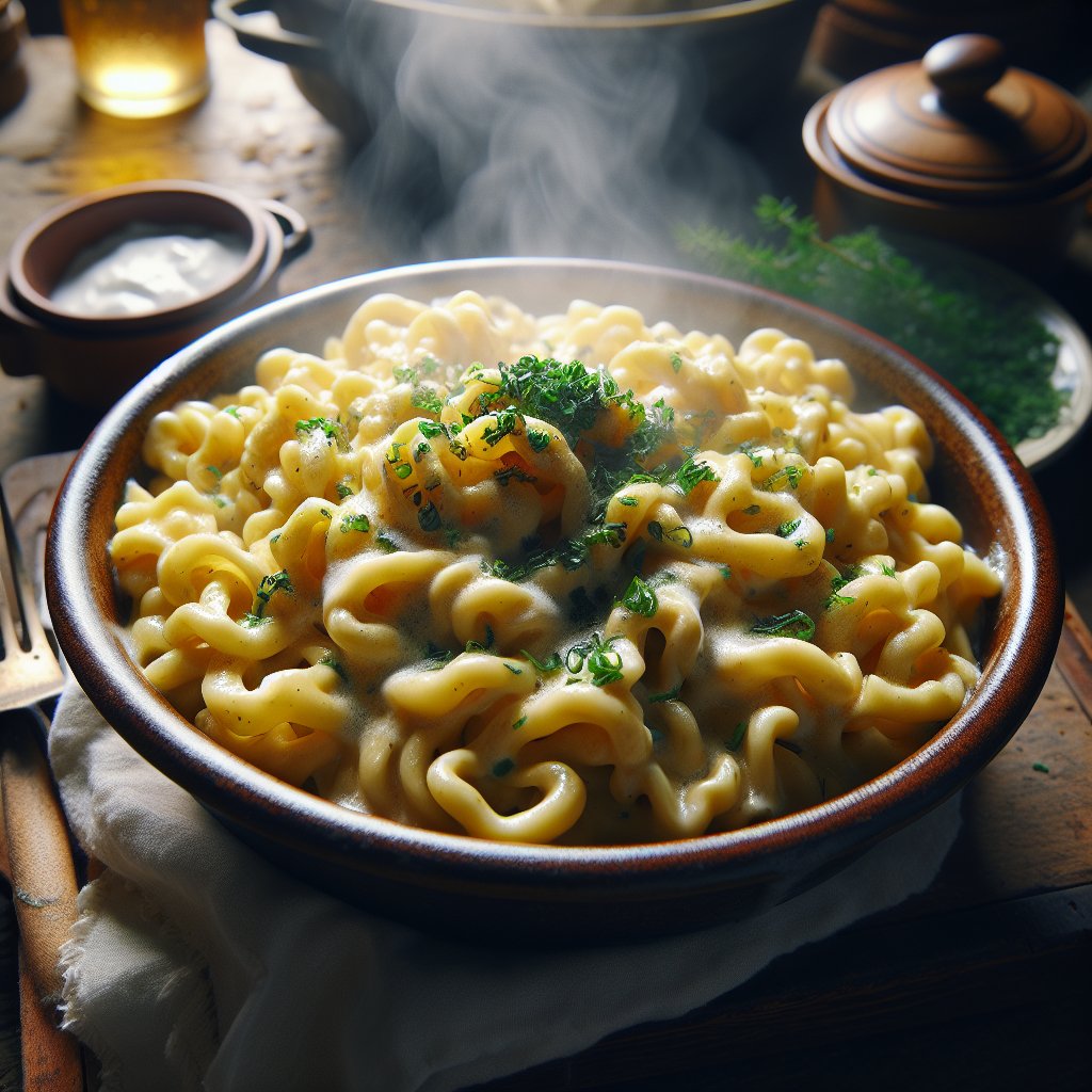 Nationalgericht Österreich: #Kräuterspätzle# (Rezept)