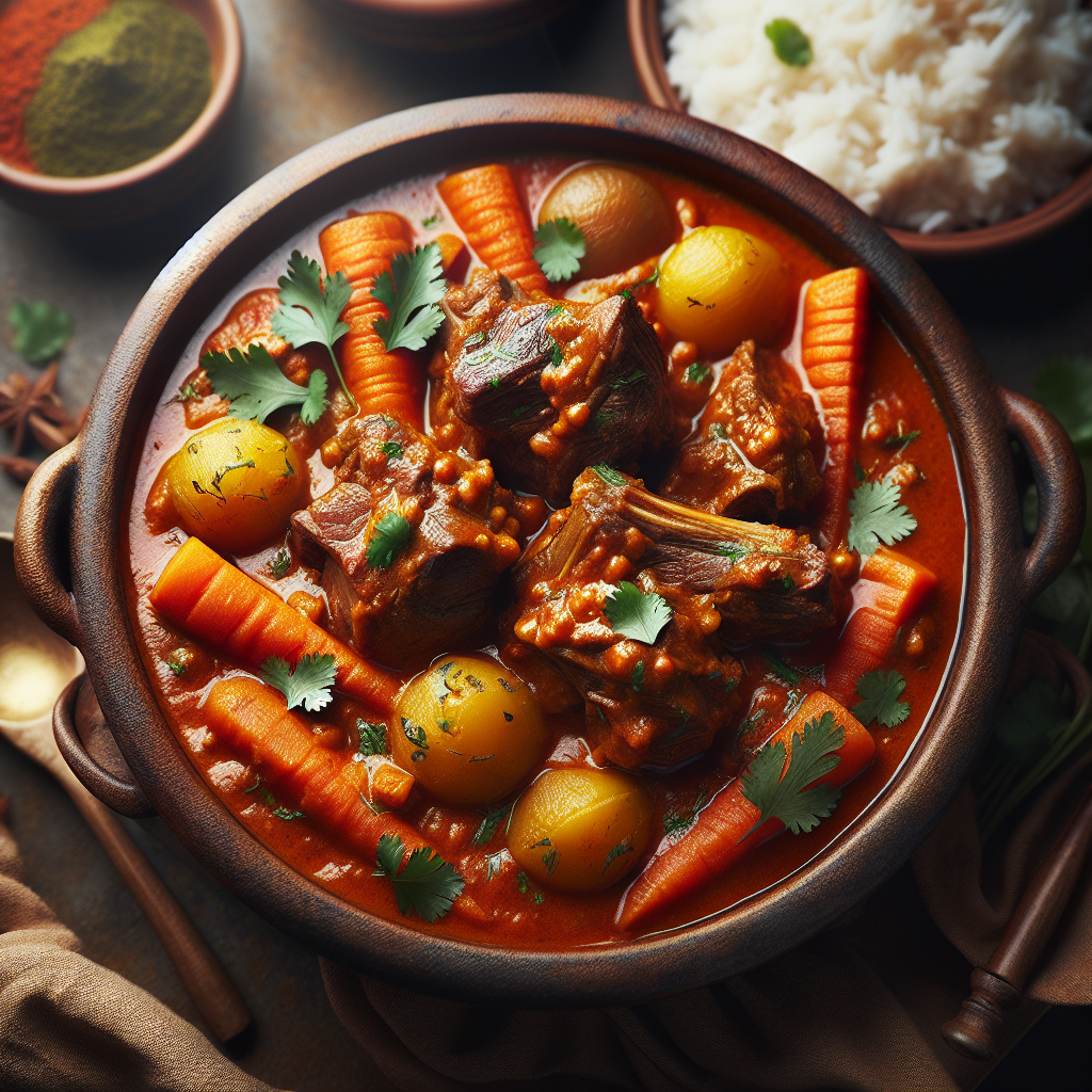 Nationalgericht Sudan: #Sudanese Lamb Curry# (Rezept)