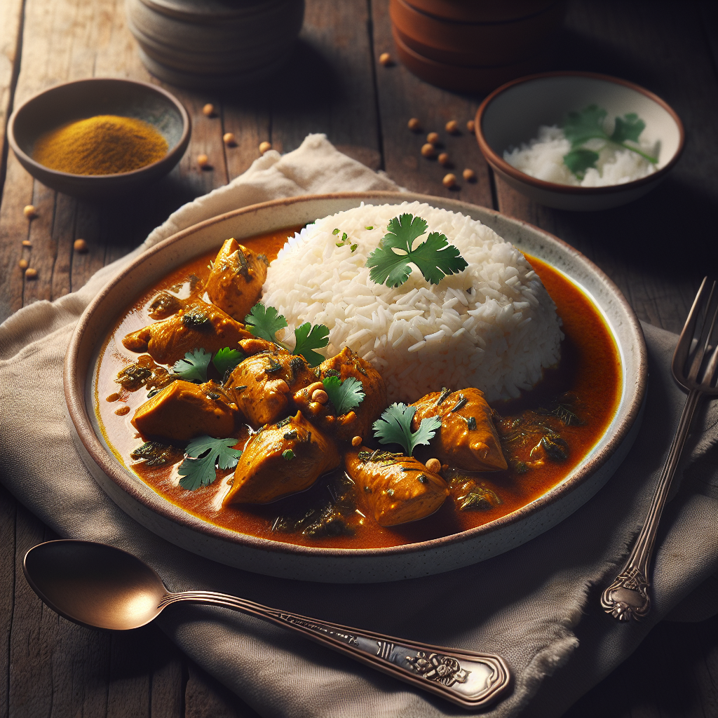 Nationalgericht Suriname: #Curry Ketjap Kip# (Rezept)