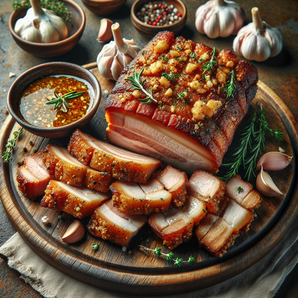 Nationalgericht Taiwan: #Garlic Pork Belly# (Rezept)