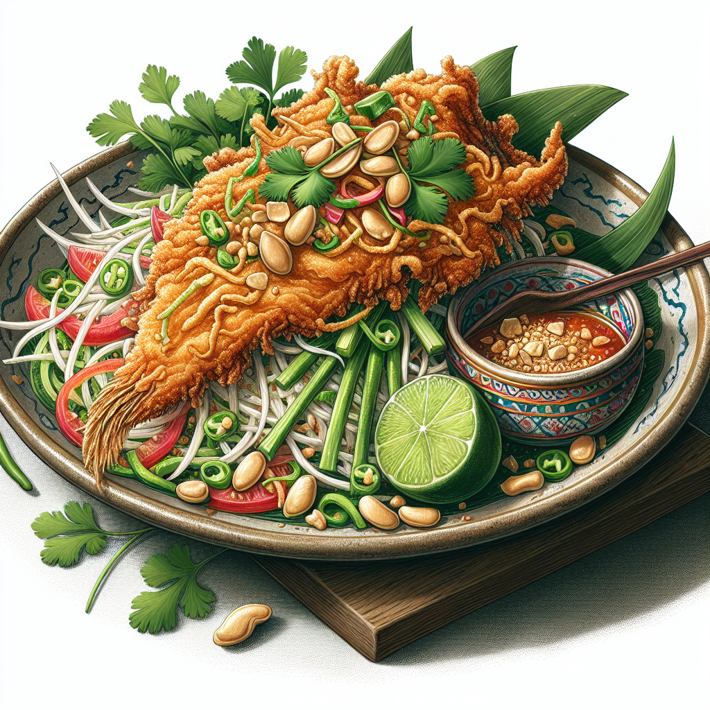 Nationalgericht Thailand: #Yum Pla Foo# (Rezept)