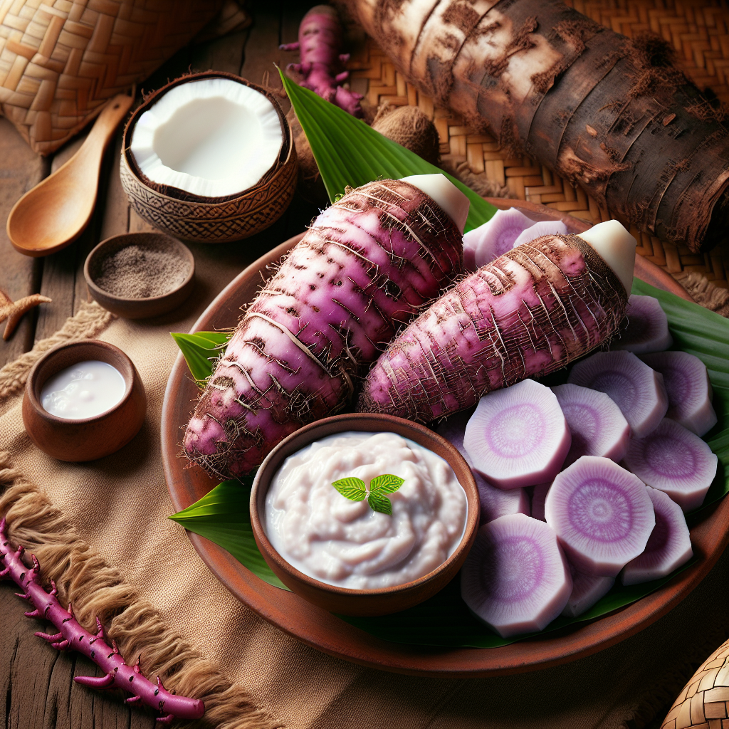 Nationalgericht Tonga: #Talo with Coconut Cream# (Rezept)