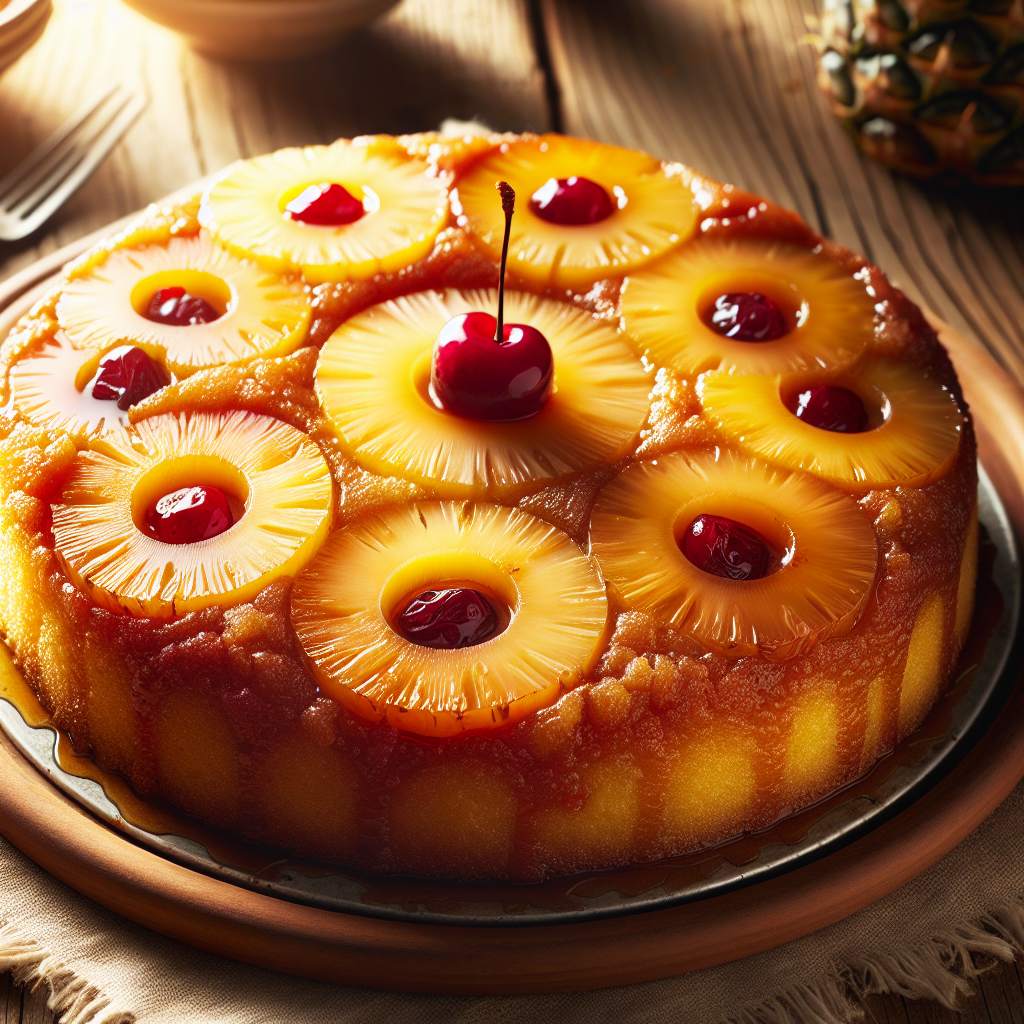 Nationalgericht Trinidad und Tobago: #Pineapple Upside Down Cake# (Rezept)