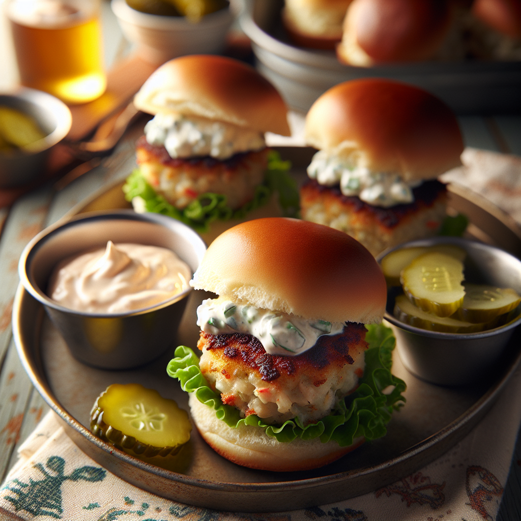 Nationalgericht Turks und Caicos: #Crab Cake Sliders# (Rezept)