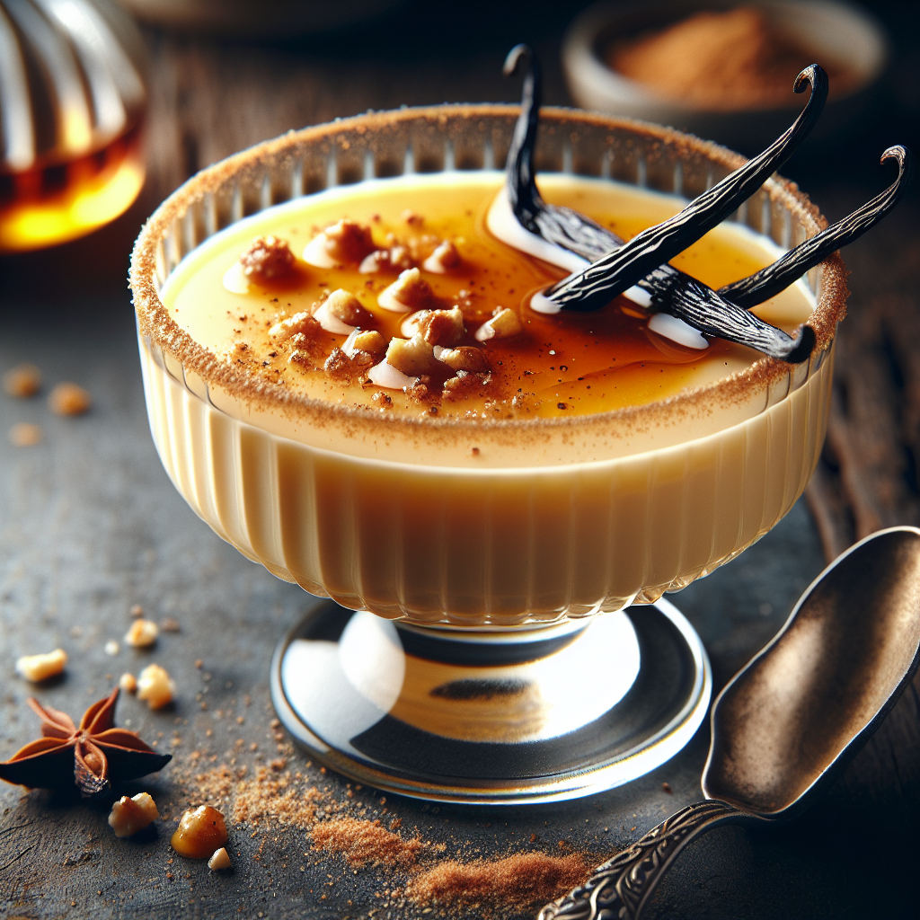 Nationalgericht Turks und Caicos: #Vanilla Rum Custard# (Rezept)