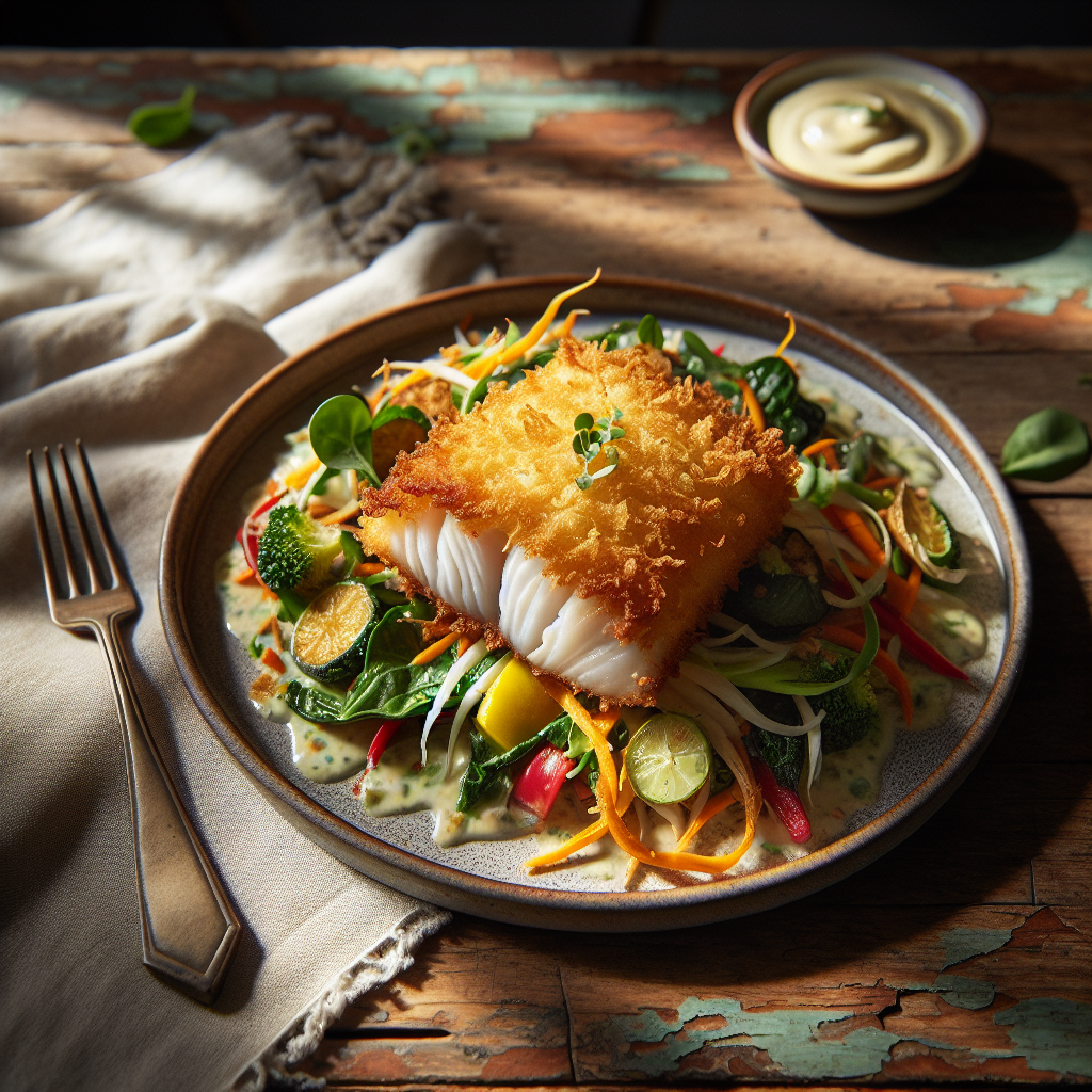 Nationalgericht Tuvalu: #Coconut Crusted Fish# (Rezept)