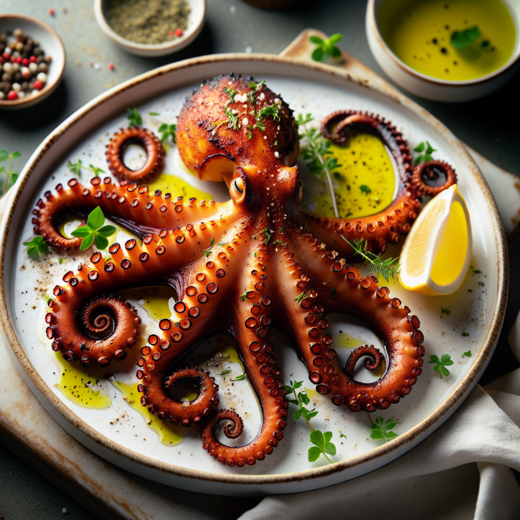 Nationalgericht Tuvalu: #Grilled Octopus# (Rezept)