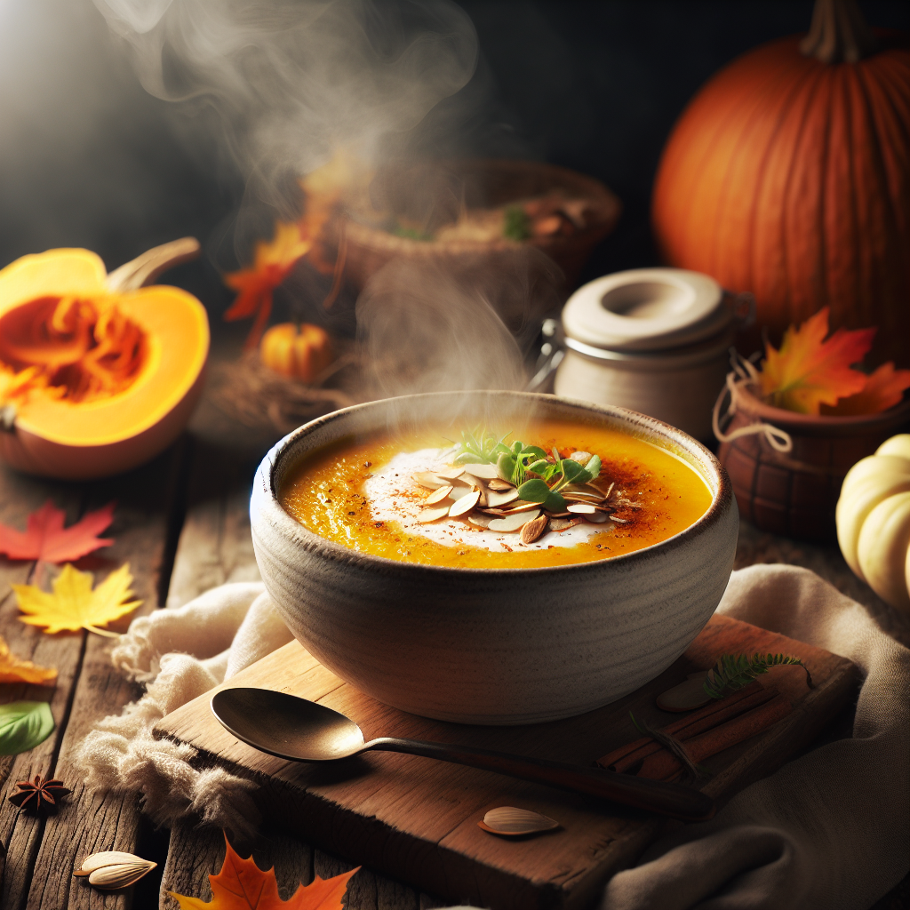 Nationalgericht Tuvalu: Spiced Coconut Pumpkin Soup (Rezept)