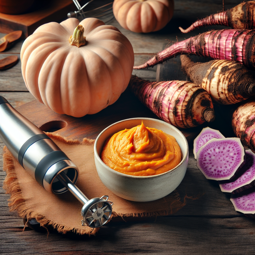 Nationalgericht Tuvalu: #Taro and Pumpkin Puree# (Rezept)