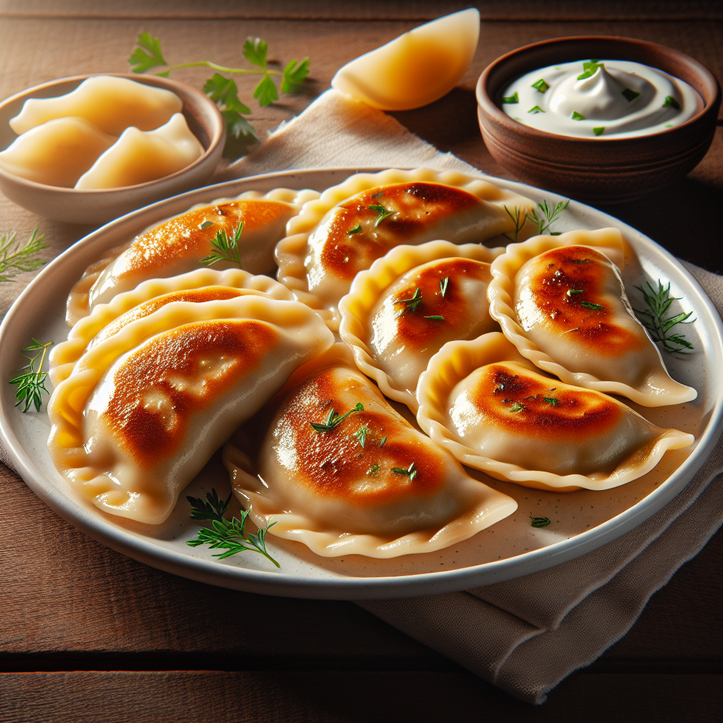 Nationalgericht Ukraine: #Pierogi mit Quark# (Rezept)