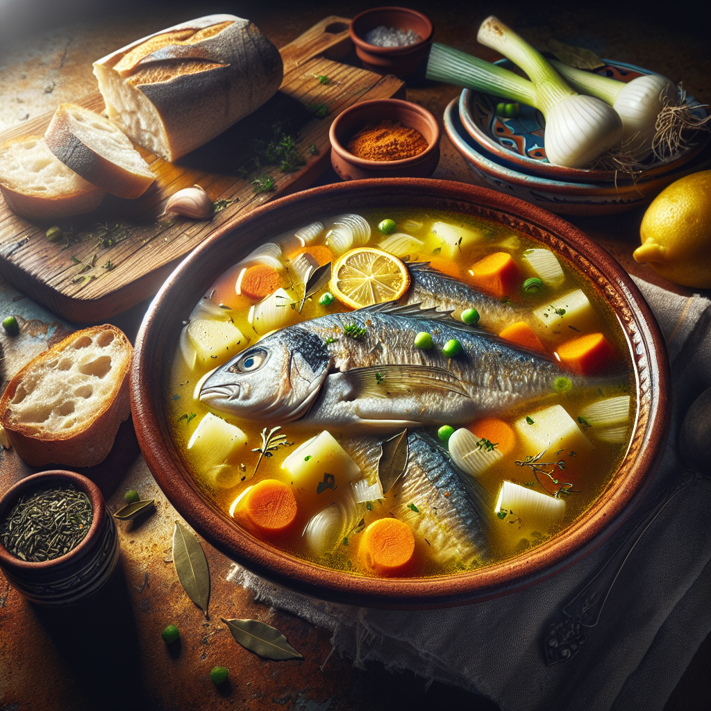 Nationalgericht Uruguay: #Caldo de Pescado# (Rezept)