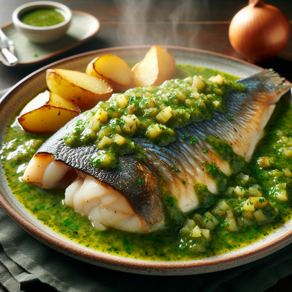 Nationalgericht Uruguay: #Merluza en Salsa Verde# (Rezept)