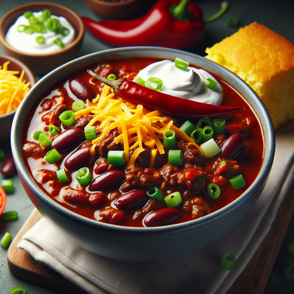 Nationalgericht USA: #Beef Chili# (Rezept)