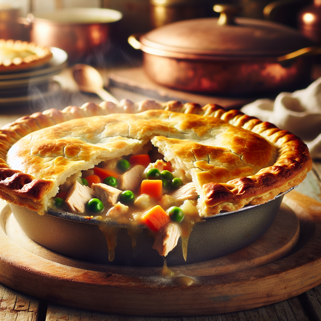 Nationalgericht USA: #Chicken Pot Pie# (Rezept)