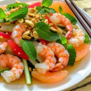 Nationalgericht Vietnam: ﻿﻿Gỏi tôm bưởi (Rezept)