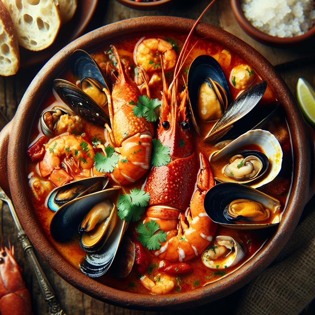 Nationalgericht Argentinien: #Cazuela de mariscos# (Rezept)