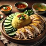 Nationalgericht China: #Hainanese Chicken Rice# (Rezept)