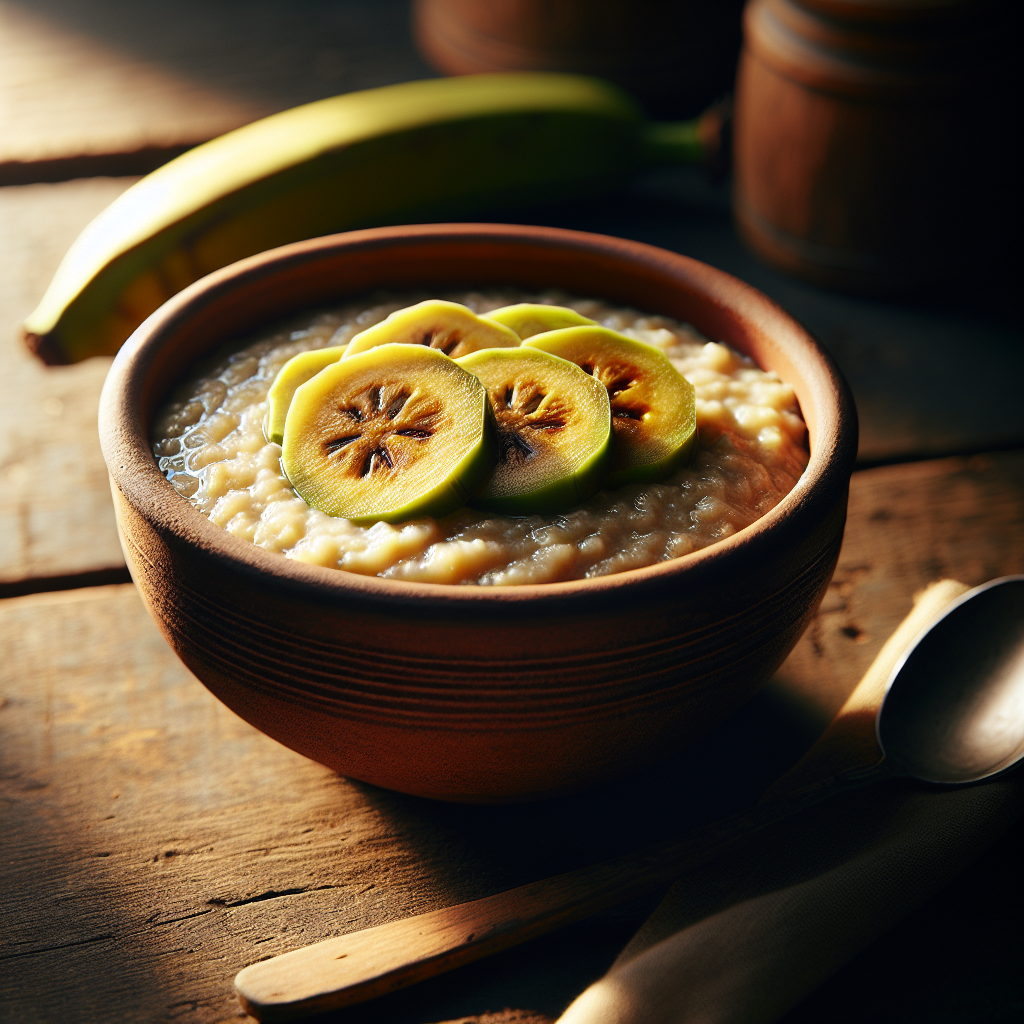 Nationalgericht Dominica: #Plantain Porridge# (Rezept)