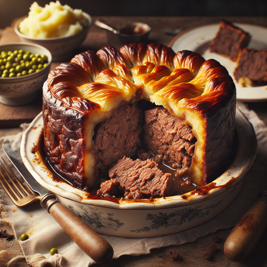 Nationalgericht England: #Beef Suet Pudding# (Rezept)