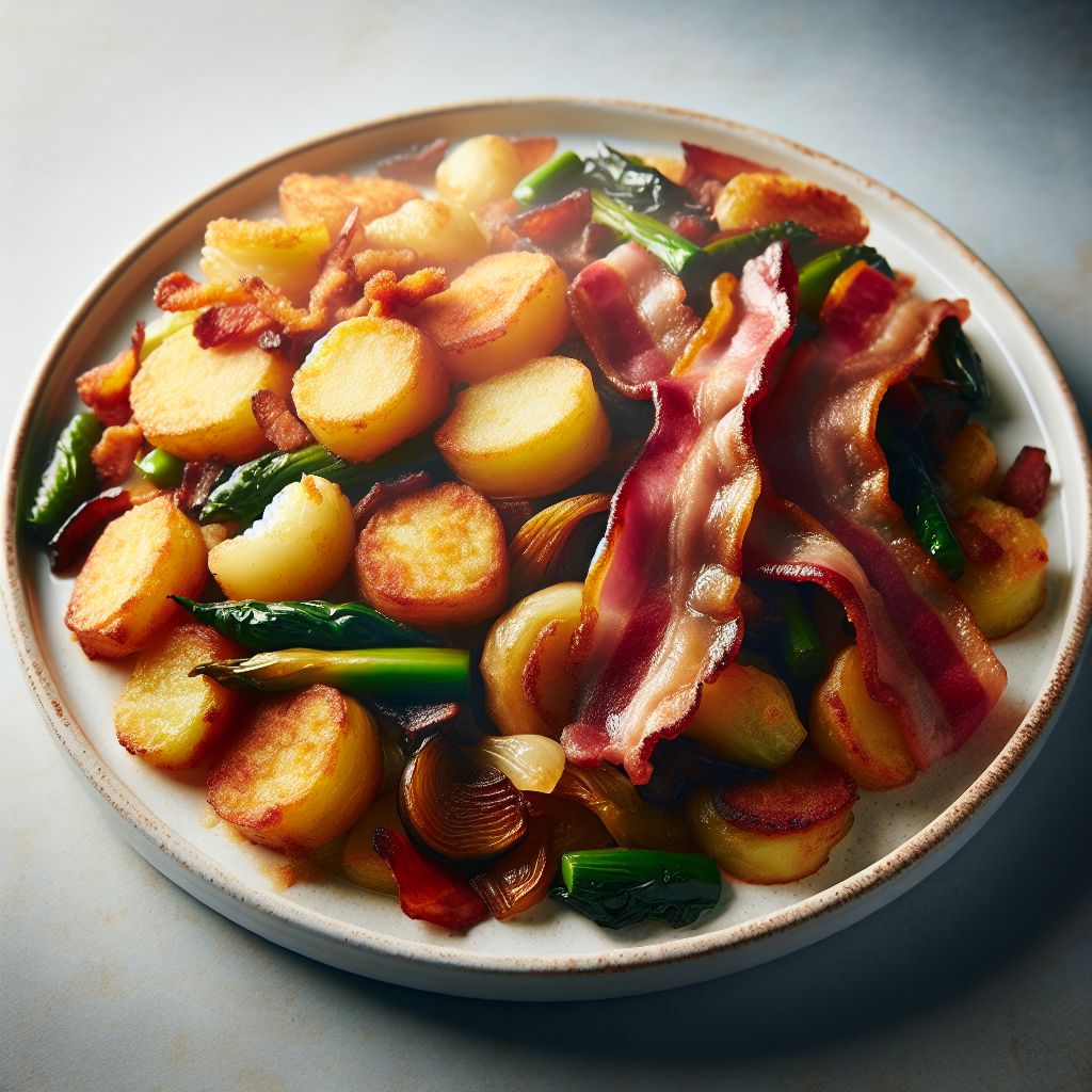 Nationalgericht England: #Bubble and Squeak mit Bacon# (Rezept)