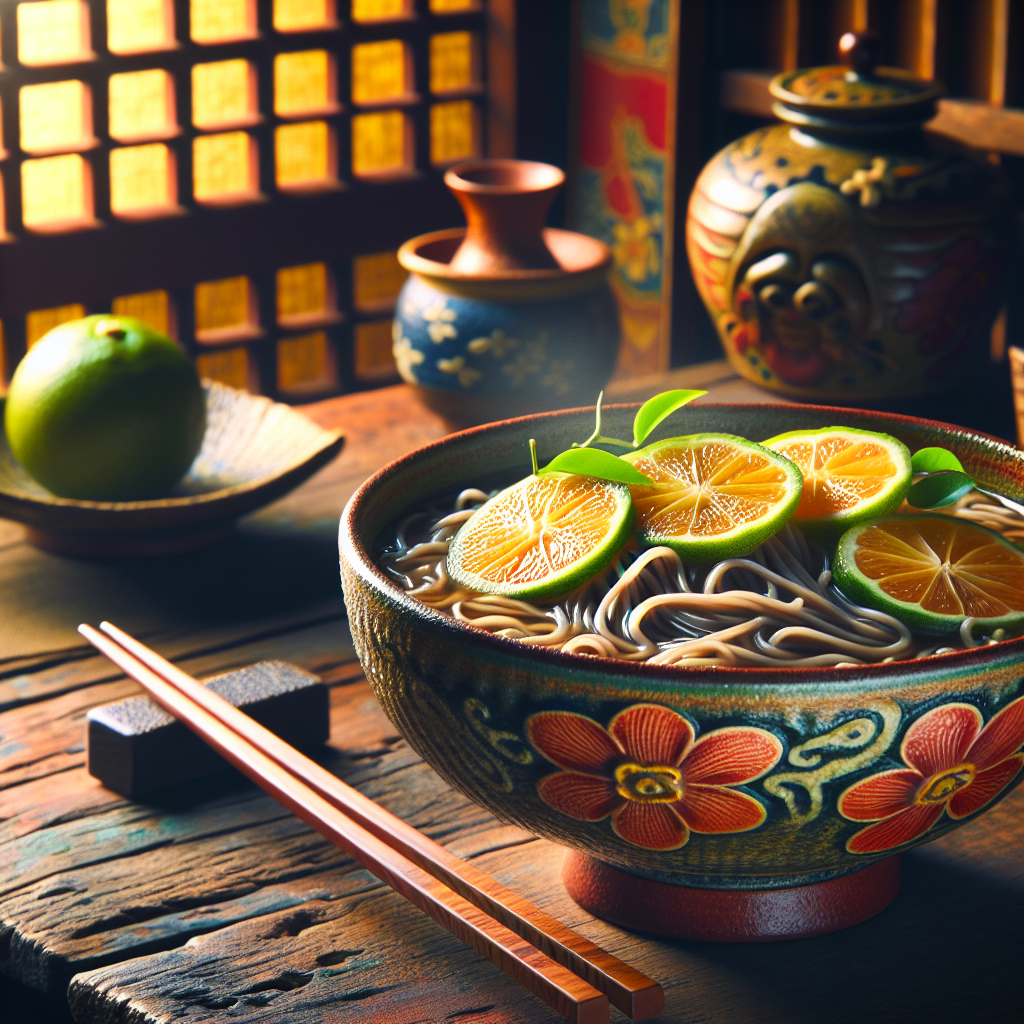 Nationalgericht Japan: Sudachi Soba (Rezept)