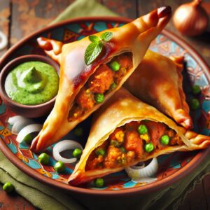 Nationalgericht Kenia: #Samosa ya Kuku# (Rezept)