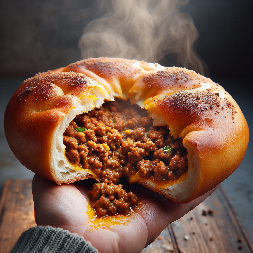 Nationalgericht Südafrika: Vetkoek with Mince (Rezept)