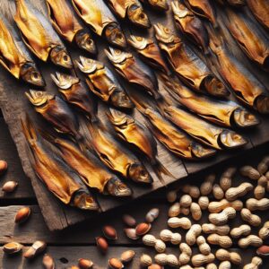 Nationalgericht Sambia: #Dry Fish with Groundnuts# (Rezept)