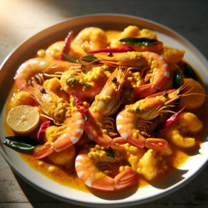Nationalgericht Singapur: #Salted Egg Prawns# (Rezept)