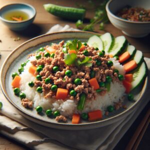 Nationalgericht Thailand: #Khao Pad Moo Sap# (Rezept)